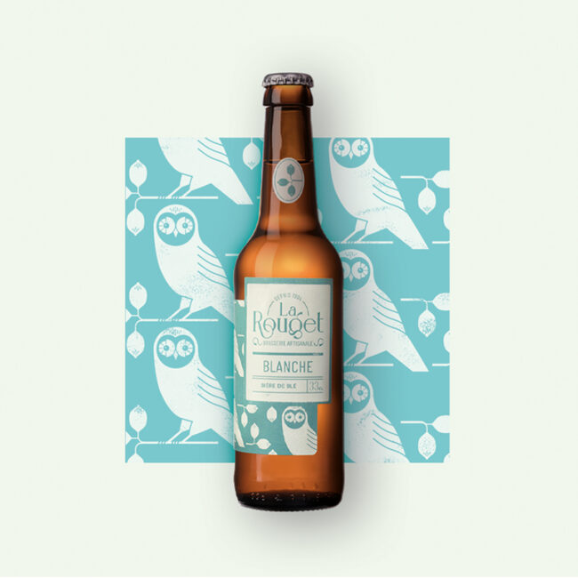 Packaging bières artisanales Bière blanche – Brasserie La Rouget