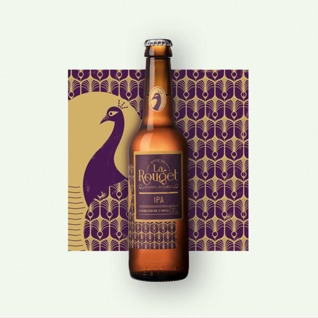 Packaging bières artisanales Bière IPA – Brasserie La Rouget