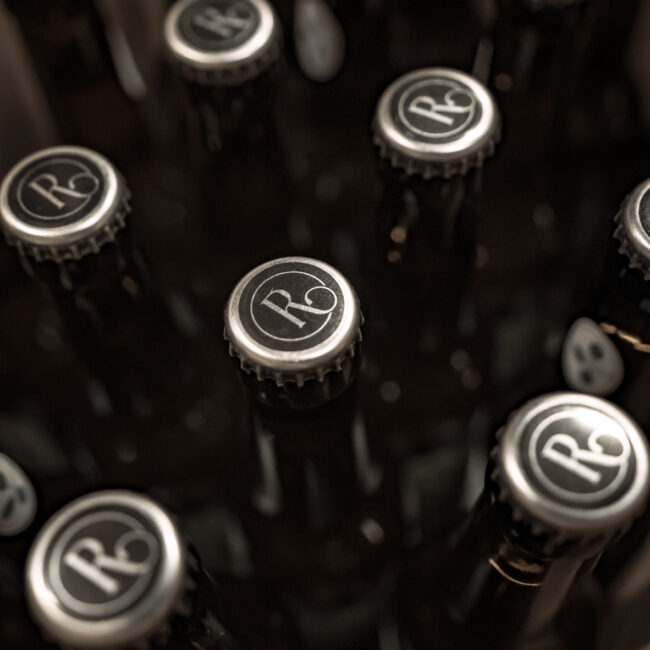 Design capsule bière – création graphique Rouge Poisson
