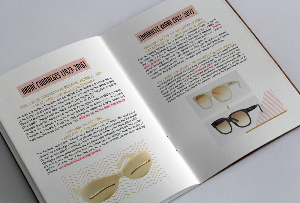 Brochure Musée de la Lunette Morez – design graphique Rouge Poisson