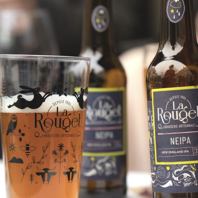Packaging bière NEIPA – Brasserie La Rouget