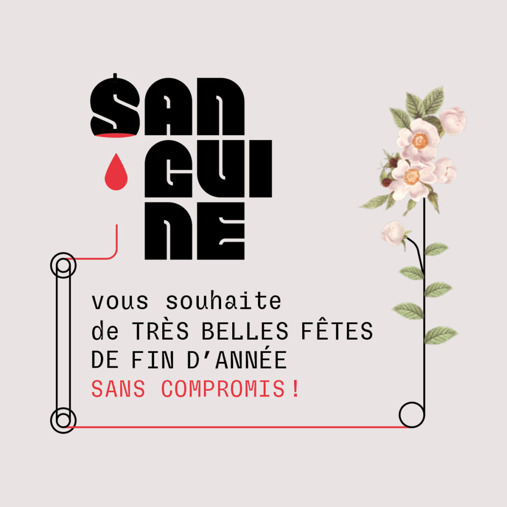 Création carte de vœux – création graphique Rouge Poisson