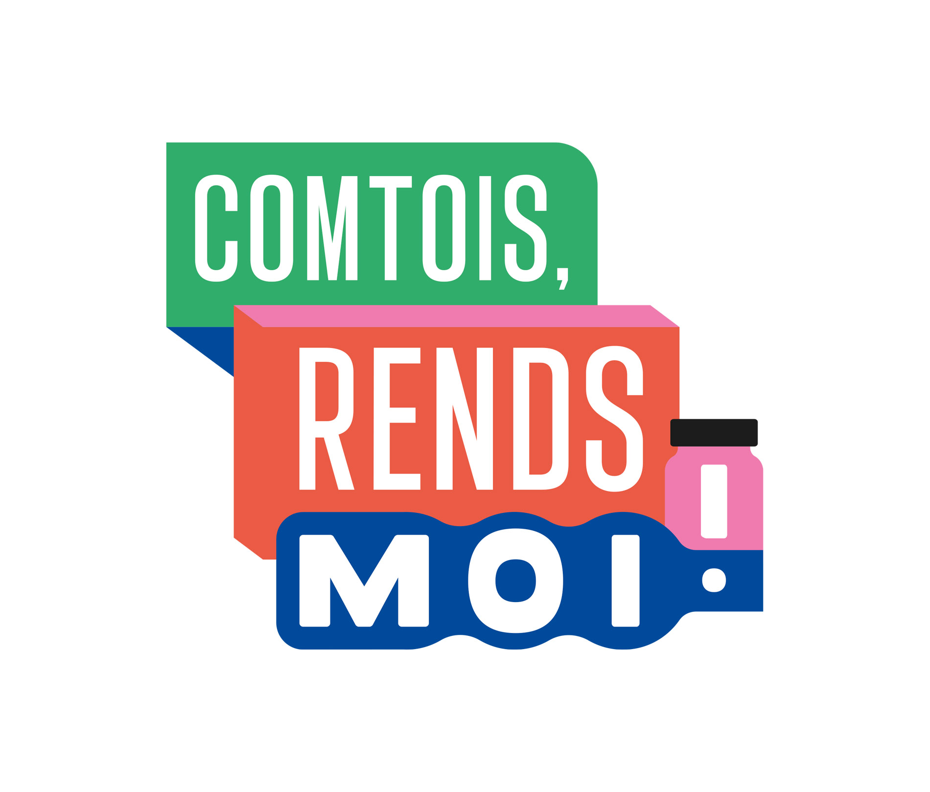 Portfolios 8 Logo et illustrations identité visuelle – projet Comtois rends-moi