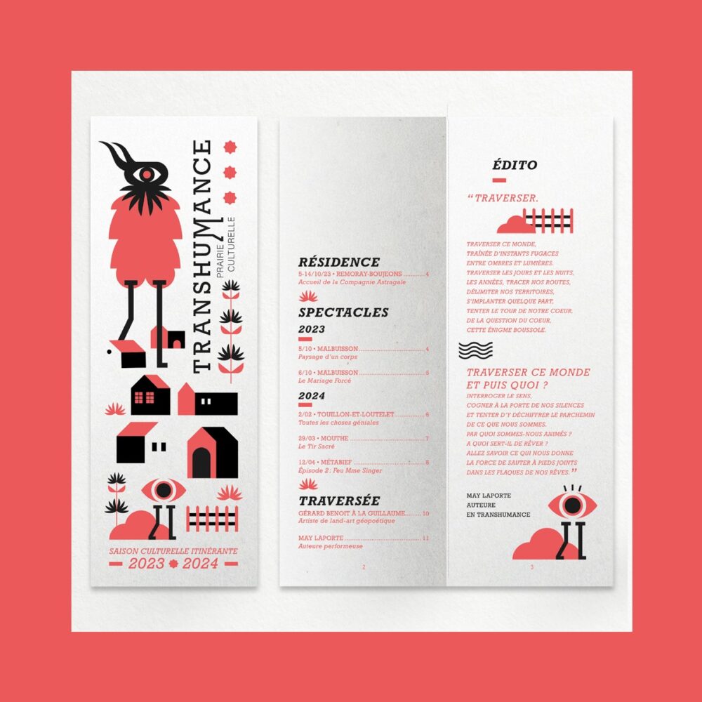 Brochure saison culturelle – Transhumance