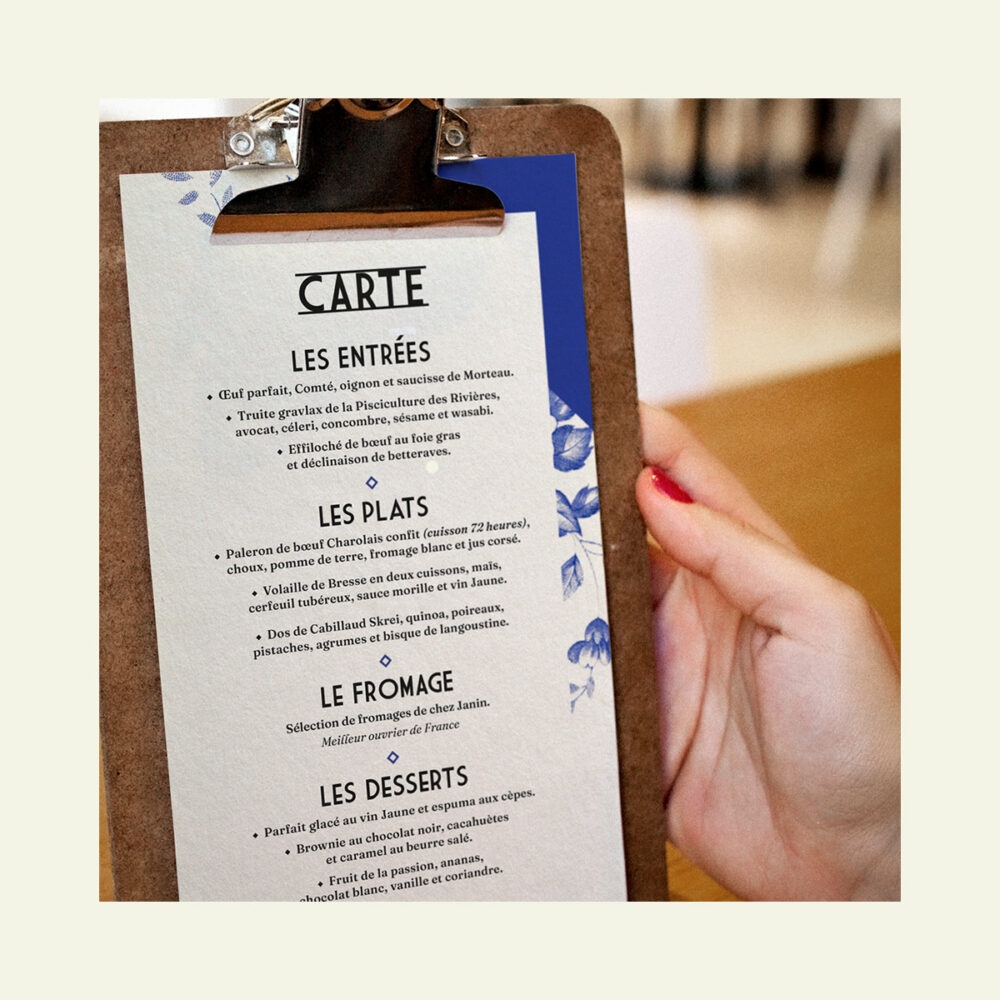 Design carte – Le Coin d’en Haut