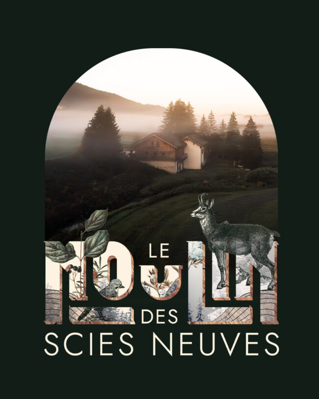 Logo le Moulin des Scies Neuves par Rouge Poisson