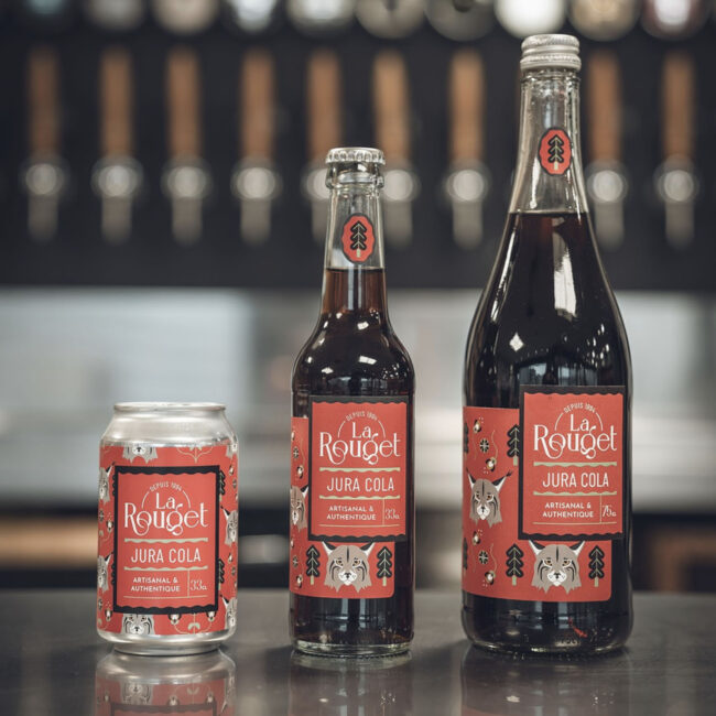Packaging boissons sans alcool – Jura cola – Brasserie La Rouget